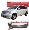 Иконка:Дефлектор капота Шелкография "карбон" серебро Honda Stream 2000 - 2004.