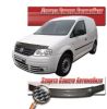 Иконка:Дефлектор капота Шелкография "карбон" серебро Volkswagen Caddy 2004.