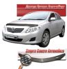 Иконка:Дефлектор капота Шелкография "карбон" серебро Toyota Corolla 2007.