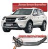 Иконка:Дефлектор капота Шелкография "карбон" серебро Hyundai Santa Fe 2008.