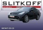 Иконка:Защита переднего бампера d57+d57 двойная Infiniti EX35 2008.